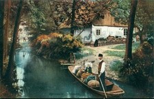 Ansichtskarte spreewald geland gebraucht kaufen  Eggenstein-Leopoldshafen