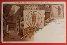 Postal De Roma Souvenir De Las Catacumbas De San Calixto ( C 41 ) comprar usado  Enviando para Brazil
