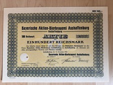 Aktie bayerische aktien gebraucht kaufen  Roth