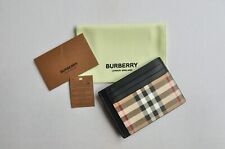 Autêntico Novo sem etiquetas Burberry cheque e couro clipe de dinheiro/caixa de cartão/carteira masculina/feminina comprar usado  Enviando para Brazil
