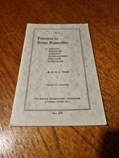 The British Homeopathic association, Pointers to the some remedies  No 8 segunda mano  Embacar hacia Mexico