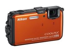 Câmera Nikon COOLPIX AW100 Impermeável 16MP, Azul, WiFi, GPS, Full HD comprar usado  Enviando para Brazil