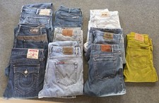10x Pacote Masculino Feminino Revendedor de Roupas Jeans Atacado Lote a Granel comprar usado  Enviando para Brazil
