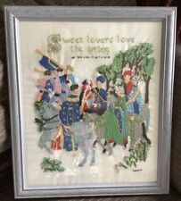 Completed framed tapestry for sale  HUDDERSFIELD