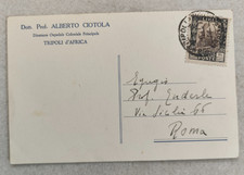 Cartolina colonie africa usato  Morra de Sanctis