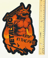 Metallica Jump In The Fire Patch Formato Tecido Licenciado Superdimensionado ESGOTADO Direto comprar usado  Enviando para Brazil