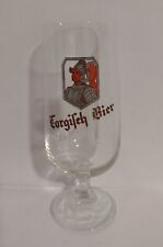 Torgisch stemmed beer glass 0.25l, Collectible German Beer tulip Brauerei Torgau na sprzedaż  PL