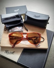 PERSOL 714 TERRA DI SIENA EDITION STEVE MCQUEEN VINTAGE DESIGN SONNENBRILLE  comprar usado  Enviando para Brazil