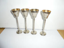 32093 4x Likörbecher Art Deco liquor cup Innen vergoldet 11cm comprar usado  Enviando para Brazil