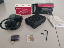 Raspberry Pi 5 8gb + Metallic case + 32gb Microsd + HDMI adapter + Power supply comprar usado  Enviando para Brazil