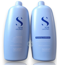 Xampu e condicionador Alfaparf Semi Di Lino DENSIDADE espessamento baixo 33,8 DUO NOVO comprar usado  Enviando para Brazil