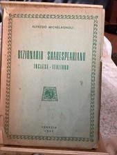 Dizionario shakespeariano ingl usato  Trieste