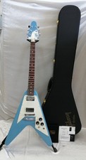 Guitarra elétrica Gibson Custom Shop década de 1970 Flying V Maui com incrustação de ponto azul EUA 2020 comprar usado  Enviando para Brazil