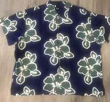 G.H. Camisa havaiana Bass & Co 5XL manga curta floral abotoada comprar usado  Enviando para Brazil