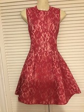 Dark pink lace for sale  NORWICH