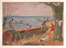 Einbaum pirogue monoxyle d'occasion  Expédié en France