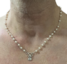 Collana rosario perle usato  Scandicci