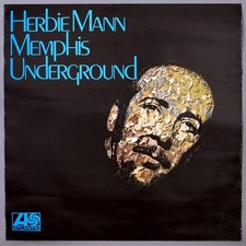HERBIE MANN – raro pôster promocional original 1969 Atlantic *MEMPHIS UNDERGROUND* comprar usado  Enviando para Brazil
