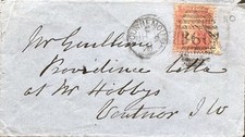 1870 cover penny for sale  LONDON