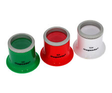 Usado, AUGUSTA Lupenset 3-5-10-fach Colores Lupa Relojero de Bolsillo Augenlupe Calidad comprar usado  Enviando para Brazil
