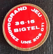 Jeton publicitaire sticker d'occasion  Houilles