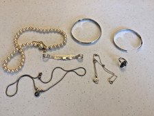 Collection silver jewellery for sale  SCARBOROUGH
