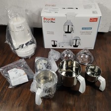 Moedor misturador Preethi Eco Plus MG-138 110V, 550 watts com 3 frascos para EUA, CANADÁ comprar usado  Enviando para Brazil