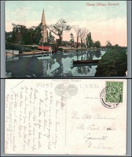 Thorpe village postcard for sale  CORSHAM