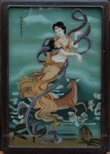 Chinesisches hinterglasbild da gebraucht kaufen  Marktredwitz