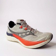Tênis de corrida masculino tamanho 12.5 - Saucony Endorphin Speed 4 'White ViZiOrange', usado comprar usado  Enviando para Brazil