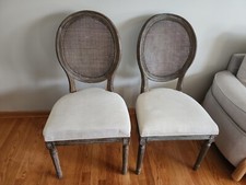 2 linen chairs for sale 2 linen chairs for sale Lincolnshire