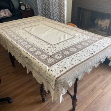 Gorgeous antique tablecloth for sale  Clearwater