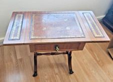 Belle table cuir d'occasion  Basse-Goulaine