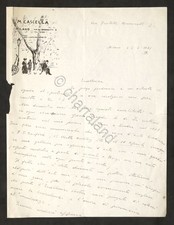 Lettera con autografo usato  Vimodrone