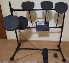 Conjunto de máquina de bateria eletrônica ION iDM02 (Alesis): almofadas, suporte de rack, pedal, testado! comprar usado  Enviando para Brazil