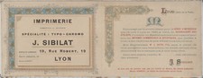 Imprimerie .sibilat carte d'occasion  Velleron
