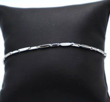 bracciale uomo oro bianco 18k usato  Terni