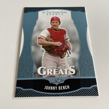 Sport Card-Johnny Bench-Blue  The Greats-ITG Leaf 2024 comprar usado  Enviando para Brazil
