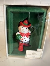 Hallmark cowboy snowman for sale  Canal Fulton