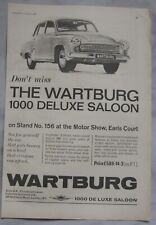 1965 wartburg 1000 for sale  DARWEN