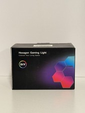 Painéis de luz inteligentes hexagonais luzes de LED de parede para sala de jogos , usado comprar usado  Enviando para Brazil
