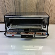 GE General Electric Deluxe Toast-R-Oven 473A A12T93B Cromo y Negro De Colección segunda mano  Embacar hacia Mexico