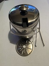 Balde de gelo isolado de aço inoxidável parede dupla 3L com tampa filtro e pinça comprar usado  Enviando para Brazil