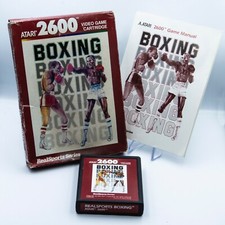 RealSports Boxing Atari 2600 | Caixa de cartucho manual na caixa | Testado e funcionando comprar usado  Enviando para Brazil