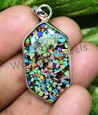 925 Srebro szterlingowe Wisiorek 33,30 ct Rzadki Monarcha ognia Opal Piękny wisiorek na sprzedaż  Wysyłka do Poland
