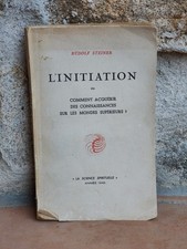 Rudolf steiner initiation d'occasion  Pélussin