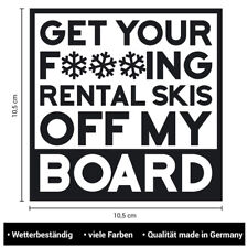 Wandkings aufkleber snowboard gebraucht kaufen  Lünen