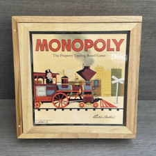 Monopoly nostalgic wooden for sale  SANDY