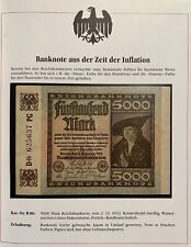 5000 mark banknote gebraucht kaufen  Lindau (Bodensee)