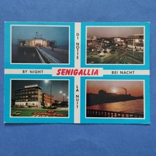 Senigallia notte cartolina usato  Italia